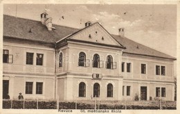 T2/T3 Nagyrőce, Gross-Rauschenbach, Velká Revúca; St. Mestianska Skola / Állami Iskola. Kiadja J. Edelmann / School (fel - Non Classés