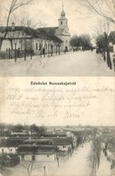 T2/T3 1913 Nemeskajal, Kajal; Utcakép, Templom / Street Views, Church  (EK) - Non Classés