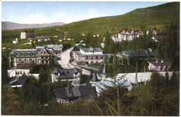 ** Tátra, Magas Tátra, Vysoké Tatry - 8 Db Régi Városképes Lap / 8 Pre-1945 Town-view Postcards - Non Classificati