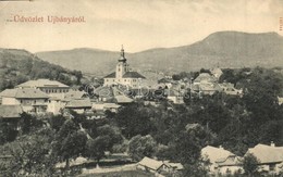 T2/T3 Újbánya, Königsberg, Nova Bana; Látkép, Templom / General View, Church (EK) - Non Classificati