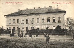 * T2/T3 Beregszász, Berehove; Állami Polgári Leány Iskola. W. L. Bp. 6043. Haladás Nyomda Kiadása / Girls School (EK) - Ohne Zuordnung