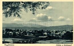 * T2/T3 Nagyberezna, Velykyi Bereznyi, Velky Berezny; Látkép, Fahíd. Kiadja Moskovits Izidor / General View, Wooden Brid - Non Classés