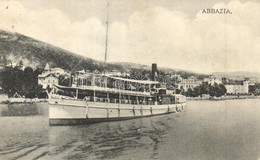 * T3 Abbazia, Salondampfer / Tegneri Személyszállító Gőzhajó / Sea Passenger Steamship (Rb) - Non Classificati
