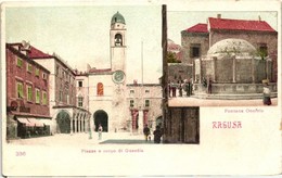 ** T2/T3 Dubrovnik, Ragusa; Piazza E Corpo Di Guardia, Fontana Onofrio / Square, Guard House, Fountain (EK) - Unclassified
