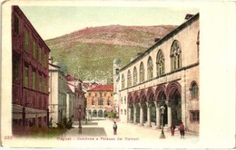 ** T2 Dubrovnik, Ragusa; Stradone E Palazzo Dei Rettori / Street And Rectors Palace - Unclassified