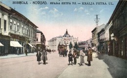 T2 Újvidék, Novi Sad; Kralja Petra Ulica / Utcarészlet, Villamos / Street, Tram - Non Classés