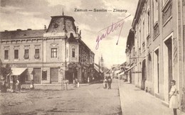 T2 Zimony, Zemun; Street, Shop Of Franz Baver - Non Classés