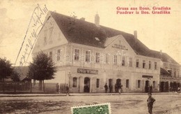 T2 Gradiska, Bosanska Gradiska; Serbian School And Reading Club, Street View. W. L. 912. - Unclassified