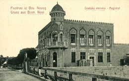 * T4 Novi Grad, Bosanski Novi; Gradska Viecnica / Magistrat / Town Hall. W. L. Bp. 1669. (vágott / Cut) - Ohne Zuordnung