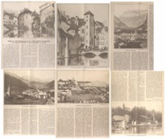 ANNECY / THONES/ LE GRAND BORNAND / LA ROCHE-SUR-FORON / LE PORT DE THONON ( HAUTE-SAVOIE )  1930 - Alpes - Pays-de-Savoie