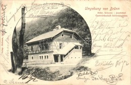T2/T3 1902 Moravsky Kras, Moravian Karst, Mährische Schweiz (Brno, Brünn); Josefské údolí / Josefstal, Gastwirtschaft Sw - Non Classés