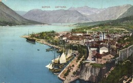 T3/T4 Kotor, Cattaro; Bocche Di Cattaro / Bay Of Kotor + K.u.K. Baukompanie 2/46 (ázott / Wet Damage) - Ohne Zuordnung