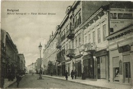 ** T2 Beograd, Belgrade; Fürst Michael Strasse / Street View, Shops / Mihály Herceg út, üzletek - Non Classificati