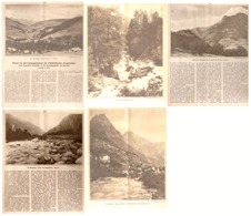 COL DES GETS / PLANAY / LE DORON De BEAUFORT / L'ARC Vers  PONTAMAFRAY / LE BOURG Du CHATELARD ( HAUTE-SAVOIE )  1930 - Alpes - Pays-de-Savoie