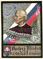 T2/T3 Andrej Hlinka (1764-1938), Sa Zaslúzil O Národ / Andrej Hlinka, Slovak Catholic Priest, Leader Of The Slovak Peopl - Unclassified