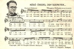 T2/T3 Késő ősszel úgy Szeretek... Murgács Kálmán Verse és Zenéje. Kottás Lap / Hungarian Music Sheet '1961 Állami Népieg - Ohne Zuordnung
