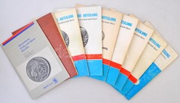 Svájc 1976-1983. 9db-os Numizmatikai Katalógus Tétel, Közte Egy 'Dorotheum'. - Zonder Classificatie