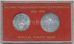 1970. 50Ft Ag + 100Ft Ag 'Felszabadulás' Pár, Eredeti, Kissé Sérült MNB Plasztiktokban T:BU Patina
Adamo EM36, EM37 - Non Classificati