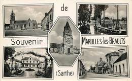 MAROLLES LES BRAULTS - Carte Multi-vues. - Marolles-les-Braults