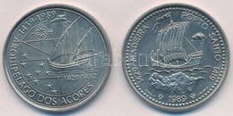 Portugália 1989. 100E Cu-Ni 'Madeira Felfedezése' + 1989. 100E Cu-Ni 'Azori-szigetek Felfedezése' T:1,1-
Portugal 1989.  - Non Classificati