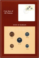 Bahrein 1965. 5f-100f (5xklf), 'Coin Sets Of All Nations' Forgalmi Szett Felbélyegzett Kartonlapon T:1 
Syria 1965. 5 Fi - Zonder Classificatie