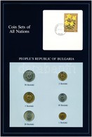 Bulgária 1974. 1s-50s (6xklf), 'Coin Sets Of All Nations' Forgalmi Szett Felbélyegzett Kartonlapon T:1 
Bulgaria 1974. 1 - Non Classés