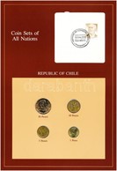 Chile 1981-1984. 1P-50P (4xklf), 'Coin Sets Of All Nations' Forgalmi Szett Felbélyegzett Kartonlapon T:1 
Chile 1981-198 - Unclassified