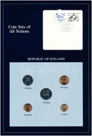 Izland 1981. 5a-5K (5xklf), 'Coin Sets Of All Nations' Forgalmi Szett Felbélyegzett Kartonlapon T:1 
Iceland 1981. 5 Aur - Non Classés