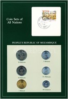 Mozambik 1980-1982. 50c-20M (6xklf), 'Coin Sets Of All Nations' Forgalmi Szett Felbélyegzett Kartonlapon T:1 
Mozambique - Unclassified