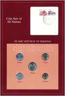 Pakisztán 1984. 5p-1R (5xklf), 'Coin Sets Of All Nations' Forgalmi Szett Felbélyegzett Kartonlapon T:1 
Pakistan 1984. 5 - Non Classés