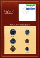 Sierra Leone 1980-1984. 10c-50c (6xklf), 'Coin Sets Of All Nations' Forgalmi Szett Felbélyegzett Kartonlapon T:1 
Sierra - Non Classés