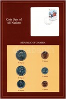 Zambia 1972-1983. 1ng-50ng (6xklf), 'Coin Sets Of All Nations' Forgalmi Szett Felbélyegzett Kartonlapon T:1 
Zambia 1972 - Non Classificati