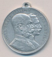 1914. 'Ferenc József - II. Vilmos' Al Medál Füllel, Szalag Nélkül (33mm) T:2 - Non Classés