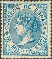 *97. 1864. 25 Mils Azul. Excelente Centraje. MAGNIFICO. - Sonstige & Ohne Zuordnung