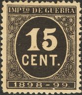 *238. 1898. 15 Cts Negro. Color Y Centraje Excepcional. PIEZA DE LUJO. Cert. COMEX. - Other & Unclassified