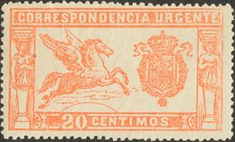 *256. 1905. 25 Cts Rojo Naranja. MAGNIFICO. Edifil 2019: 50 Euros - Other & Unclassified