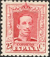 *315Bp, 317p. 1922. 15 Cts Verde Azul Y 25 Cts Carmín. FILIGRANA DE BILLETE DE BANCO. MAGNIFICOS Y RAROS. Edifil 2015: 3 - Andere & Zonder Classificatie