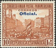 **620/29hcc. 1931. Serie Completa, Cinco Valores. CAMBIO DE COLOR EN LA SOBRECARGA. MAGNIFICA. Edifil 2015: 246 Euros - Autres & Non Classés