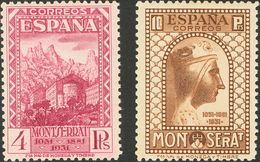 **636/49. 1931. Serie Completa. Excelentes Centrajes. MAGNIFICA Y RARA EN ESTA EXCEPCIONAL CALIDAD. Cert. CEM. Edifil 20 - Andere & Zonder Classificatie