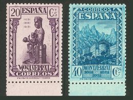 *641d, 644d, 646d. 1931. 20 Cts Violeta, 40 Cts Azul Y 1 Pts Pizarra (conservación Habitual). DENTADO 11¼. MAGNIFICOS Y  - Andere & Zonder Classificatie