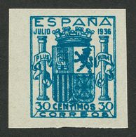 **NE56/57. 1936. Serie Completa, Borde De Hoja. NO EMITIDA. MAGNIFICA Y RARA. Edifil 2019: 750 Euros - Autres & Non Classés