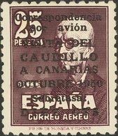 **1083. 1950. CAUDILLO A CANARIAS SIN NUMERO. Bien Centrado. MAGNIFICO. Cert. CEM. Edifil 2019: 4.000 Euros - Autres & Non Classés