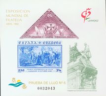 **25P. 1992. Prueba De Lujo. GRANADA 92. MAGNIFICA. Edifil 2019: 19,5 Euros - Otros & Sin Clasificación