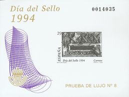 **31P. 1994. Prueba De Lujo. DIA DEL SELLO 1994. MAGNIFICA. Edifil 2019: 20 Euros - Otros & Sin Clasificación