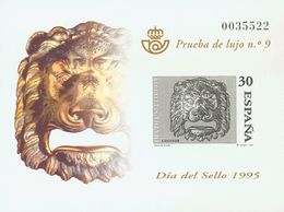 **34P. 1995. Prueba De Lujo. DIA DEL SELLO 1995. MAGNIFICA. Edifil 2019: 25 Euros - Otros & Sin Clasificación