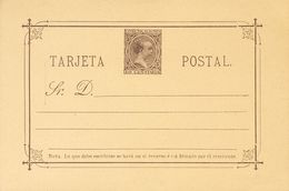 (*)EP19, EP20. 1889. 10 Cts Castaño Sobre Tarjeta Entero Y 15 Cts+15 Cts Azul Sobre Tarjeta Entero Postal, De Ida Y Vuel - Andere & Zonder Classificatie