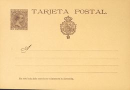 (*)EP27, EP28. 1890. 10 Cts Castaño Sobre Tarjeta Entero Postal Y 15 Cts+15 Cts Azul Sobre Tarjeta Entero Postal, De Ida - Sonstige & Ohne Zuordnung