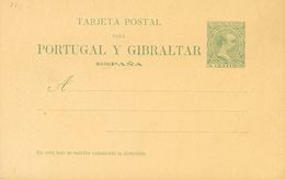 (*)EP30. 1892. 5 Cts Verde Sobre Tarjeta Entero Postal. MAGNIFICA. Edifil 2019: 89 Euros - Other & Unclassified