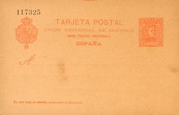 (*)EP40, EP41. 1901. 10 Cts Naranja Sobre Tarjeta Entero Postal Y 10 Cts+10 Cts Naranja Sobre Tarjeta Entero Postal, De  - Autres & Non Classés
