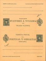 (*)EP44SN. 1903. 5 Cts+5 Cts Verde Azulado Sobre Tarjeta Entero Postal, De Ida Y Vuelta. SIN NUMERACION. MAGNIFICA Y RAR - Andere & Zonder Classificatie